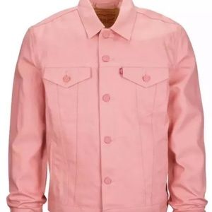 Levi's Trucker Jean Jacket  Denim Pink Jelly 2XL